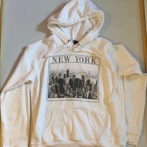 White hoodie